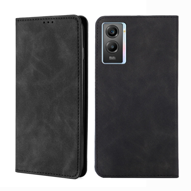 Custodia in pelle con vibrazione orizzontale magnetica per vivo X80, vivo Y53s