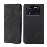 Custodia in pelle con vibrazione magnetica per Xiaomi Poco M4 Pro, Poco X4 Pro