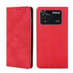 Custodia in pelle con vibrazione magnetica per Xiaomi Poco M4 Pro, Poco X4 Pro