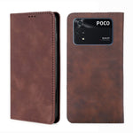 Custodia in pelle con vibrazione magnetica per Xiaomi Poco M4 Pro, Poco X4 Pro