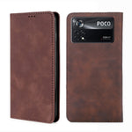 Custodia in pelle con vibrazione magnetica per Xiaomi Poco M4 Pro, Poco X4 Pro