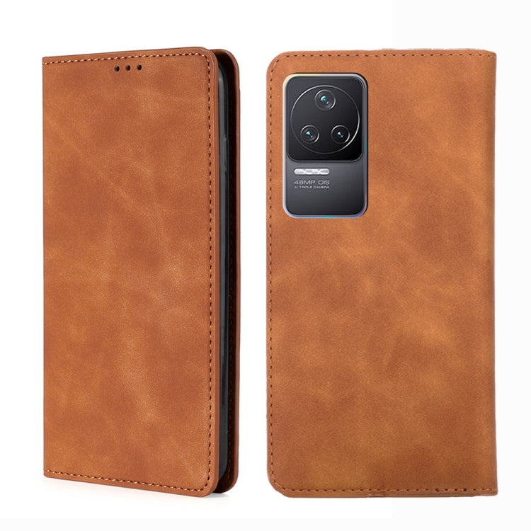 Custodia in pelle con vibrazione magnetica per Xiaomi Poco M4 Pro, Poco X4 Pro