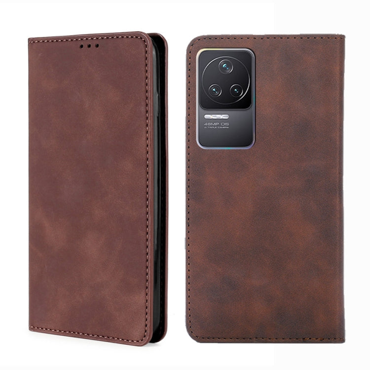 Custodia in pelle con vibrazione magnetica per Xiaomi Poco M4 Pro, Poco X4 Pro