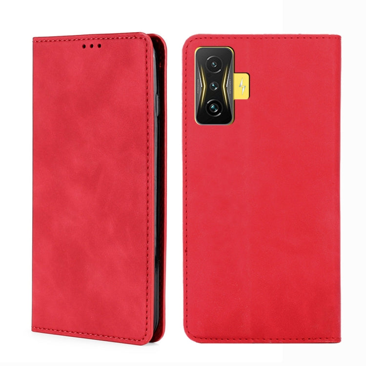 Custodia in pelle con vibrazione magnetica per Xiaomi Poco M4 Pro, Poco X4 Pro