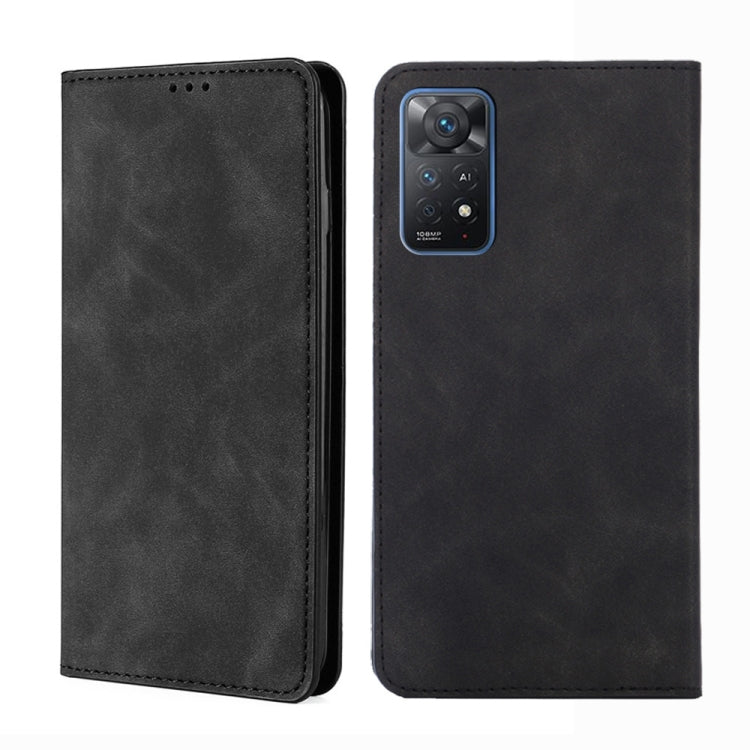 Custodia pelle con vibrazione magnetica per Xiaomi Redmi Note 11 e 12
