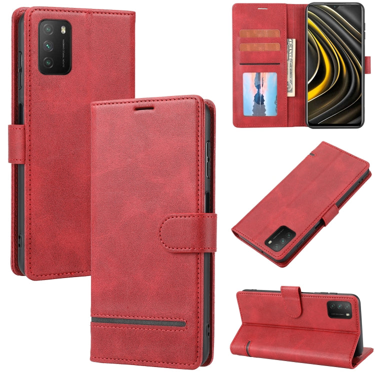 Custodia in pelle con flip a portafoglio per Xiaomi Redmi 9T, Redmi 10 4G, Redmi