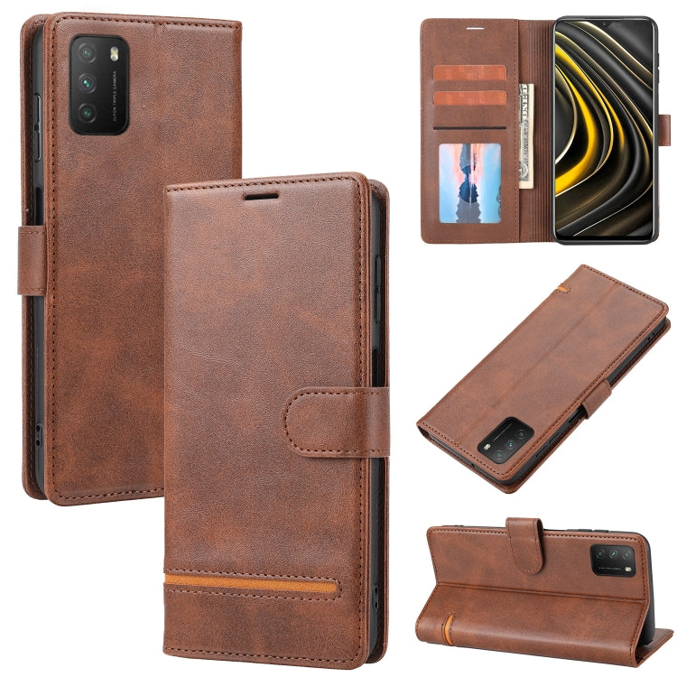 Custodia in pelle con flip a portafoglio per Xiaomi Redmi 9T, Redmi 10 4G, Redmi