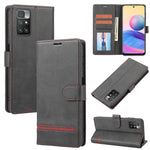 Custodia in pelle con flip a portafoglio per Xiaomi Redmi 9T, Redmi 10 4G, Redmi