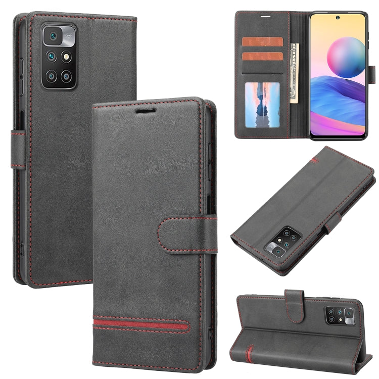 Custodia in pelle con flip a portafoglio per Xiaomi Redmi 9T, Redmi 10 4G, Redmi