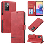 Custodia in pelle con flip a portafoglio per Xiaomi Redmi 9T, Redmi 10 4G, Redmi