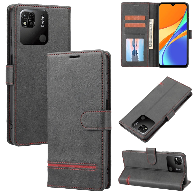 Custodia in pelle con flip a portafoglio per Xiaomi Redmi 9T, Redmi 10 4G, Redmi