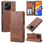 Custodia in pelle con flip a portafoglio per Xiaomi Redmi 9T, Redmi 10 4G, Redmi