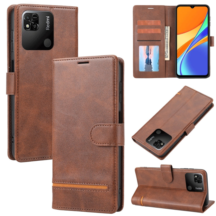 Custodia in pelle con flip a portafoglio per Xiaomi Redmi 9T, Redmi 10 4G, Redmi