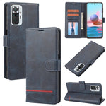 Custodia in pelle con flip a portafoglio per Xiaomi Redmi Note 9S, 9T, 10 5G e