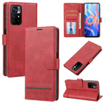Custodia in pelle con flip a portafoglio per Xiaomi Redmi Note 10/10S, Note 11