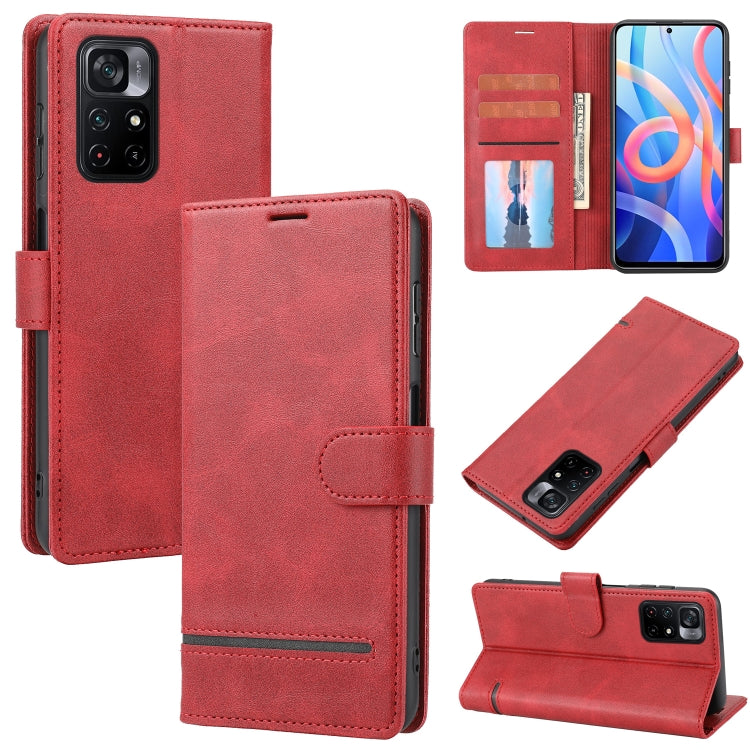 Custodia in pelle con flip a portafoglio per Xiaomi Redmi Note 10/10S, Note 11