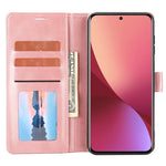 Custodia in pelle con flip a portafoglio per Xiaomi 12 Lite, 12 Pro, Poco F3 /