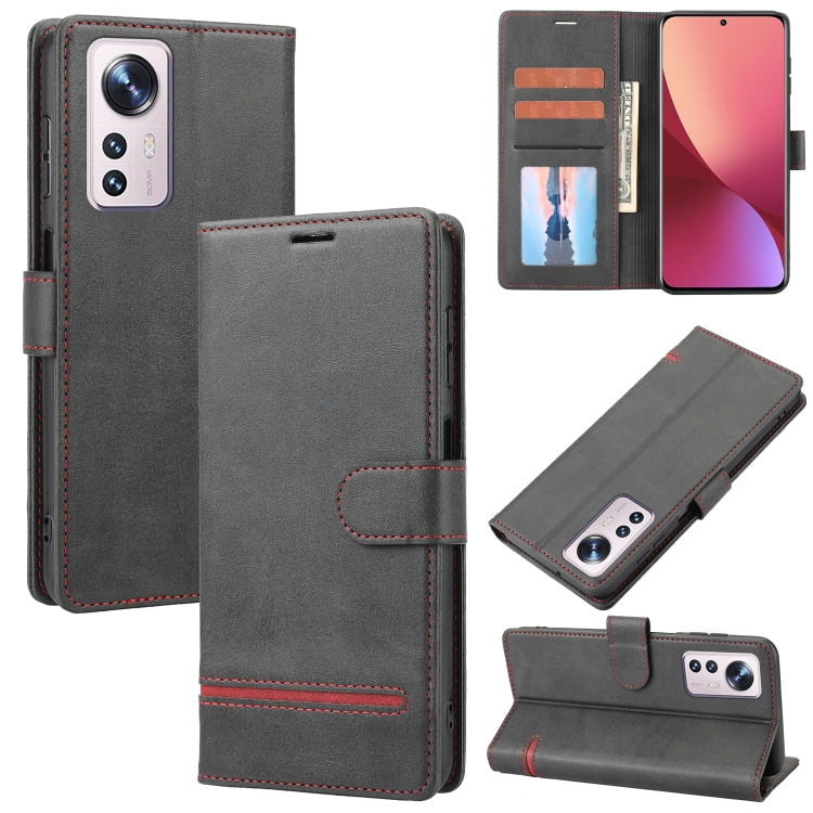 Custodia in pelle con flip a portafoglio per Xiaomi 12 Lite, 12 Pro, Poco F3 /