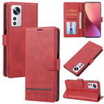 Custodia in pelle con flip a portafoglio per Xiaomi 12 Lite, 12 Pro, Poco F3 /