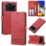 Custodia in pelle con flip a portafoglio per Xiaomi 12 Lite, 12 Pro, Poco F3 /
