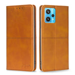 Custodia pelle magnetica con trama mucca per OPPO Realme 9 Pro, 9 Pro+, 9i/A36