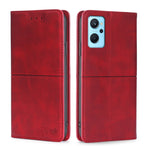 Custodia pelle magnetica con trama mucca per OPPO Realme 9 Pro, 9 Pro+, 9i/A36