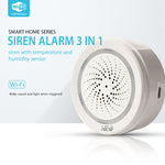 Sirena WiFi NEO NAS-AB02WT con sensori di temperatura e umidità - immagine 2