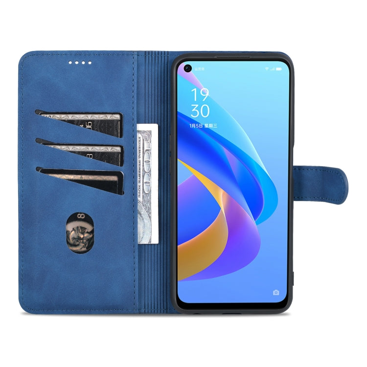 Custodia flip in pelle effetto vitello per OPPO A57 5G, Realme Q5i, V23 e OPPO