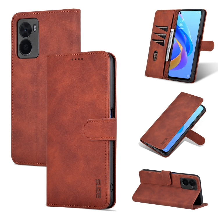 Custodia flip in pelle effetto vitello per OPPO A57 5G, Realme Q5i, V23 e OPPO