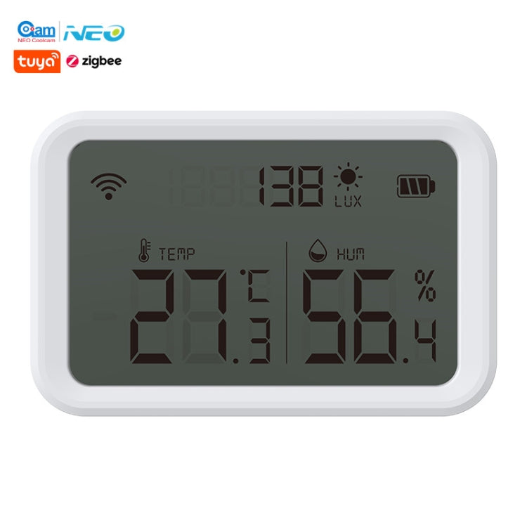 Sensore ambientale Zigbee NEO NAS-TH02B per temperatura, umidità e luce - immagine 2
