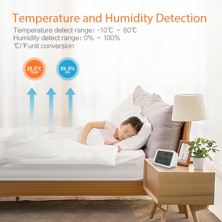 Sensore ambientale Zigbee NEO NAS-TH02B per temperatura, umidità e luce - immagine 5