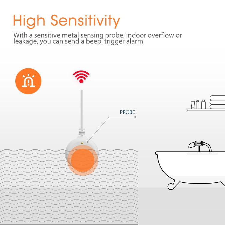 Sensore di allagamento ZigBee NEO NAS-WS02B IP66 - immagine 4