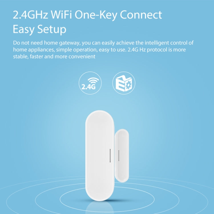 Sensore porta e finestra WiFi NEO NAS-DS07W con anti-manomissione - immagine 3