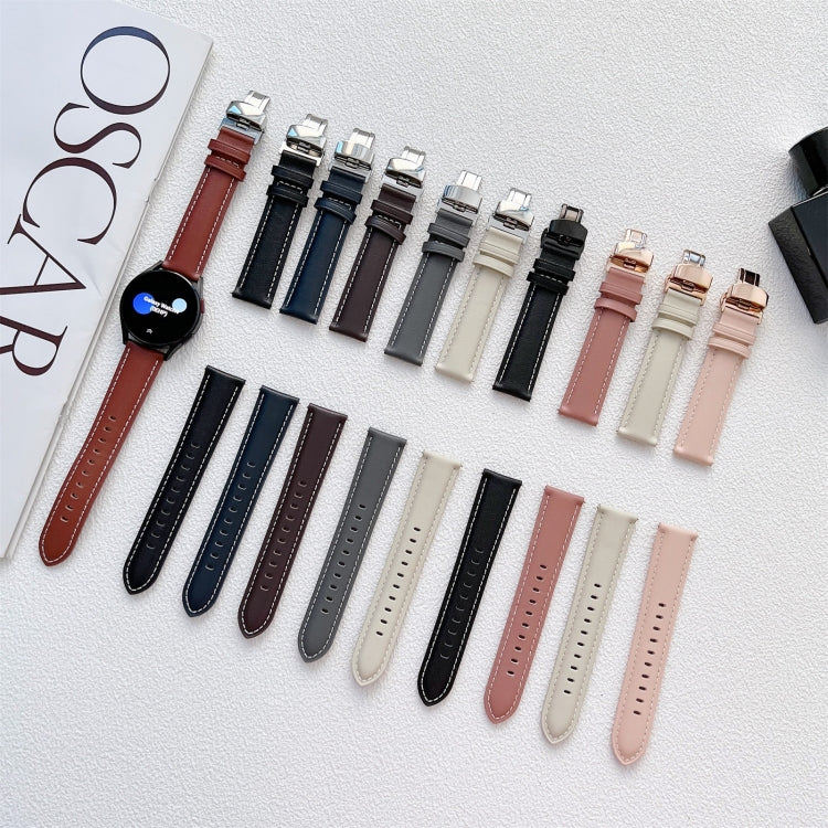 Cinturino in vera pelle per Samsung Galaxy Watch4 20mm