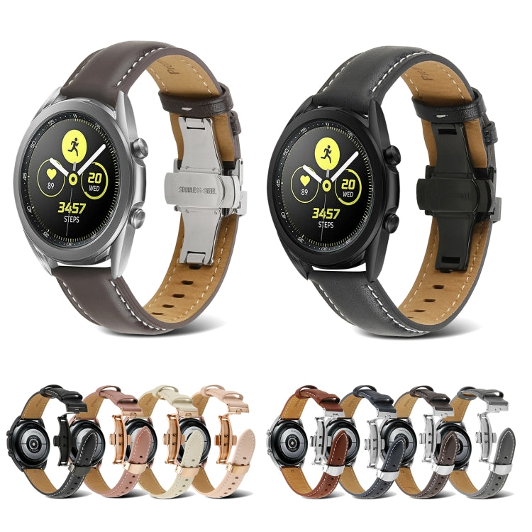 Cinturino in vera pelle per Samsung Galaxy Watch4 20mm