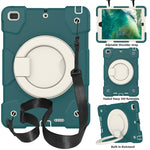 Custodia tablet in silicone e PC con supporto per iPad