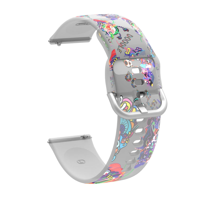 Cinturino in silicone TPU trasparente per Galaxy Watch4 e Huawei