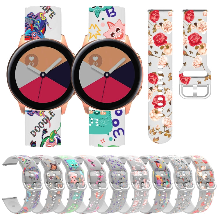 Cinturino in silicone TPU trasparente per Galaxy Watch4 e Huawei