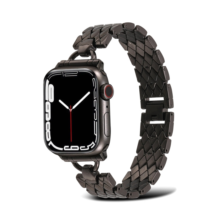 Cinturino metallo rombo a forma di D per Apple Watch