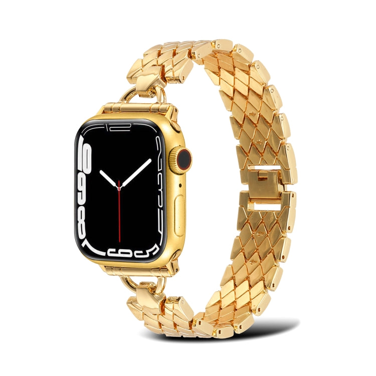 Cinturino metallo rombo a forma di D per Apple Watch