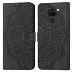 Custodia pelle flip goffrata con mandala per Xiaomi Redmi Note 8 Pro, 8T, 9, 9