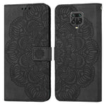 Custodia pelle flip goffrata con mandala per Xiaomi Redmi Note 8 Pro, 8T, 9, 9
