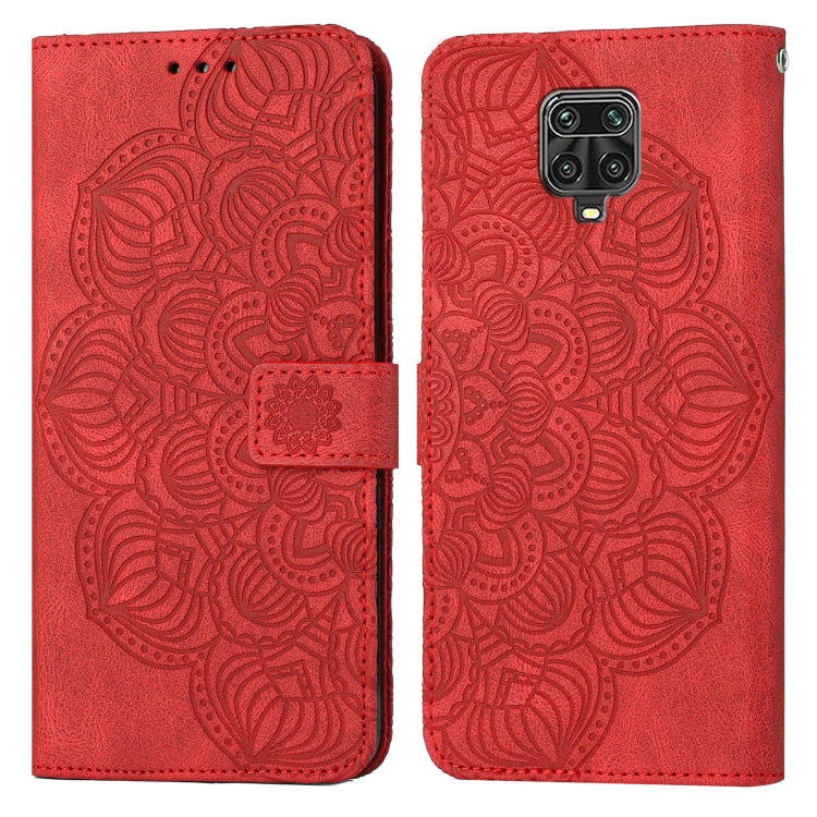Custodia pelle flip goffrata con mandala per Xiaomi Redmi Note 8 Pro, 8T, 9, 9