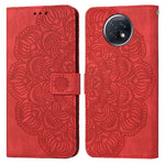Custodia pelle flip goffrata con mandala per Xiaomi Redmi Note 8 Pro, 8T, 9, 9