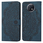 Custodia pelle flip goffrata con mandala per Xiaomi Redmi Note 8 Pro, 8T, 9, 9