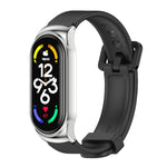 Cassa metallo con cinturino silicone per Xiaomi Mi Band 7