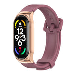 Cassa metallo con cinturino silicone per Xiaomi Mi Band 7