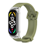 Cassa metallo con cinturino silicone per Xiaomi Mi Band 7