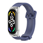 Cassa metallo con cinturino silicone per Xiaomi Mi Band 7