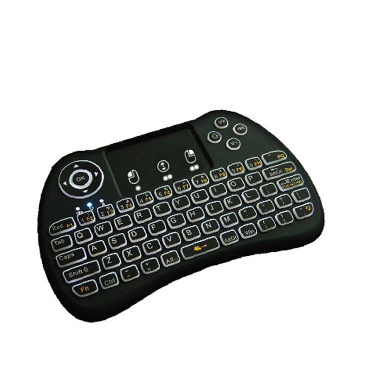 Tastiera wireless mini H9 2.4GHz con touchpad e retroilluminazion